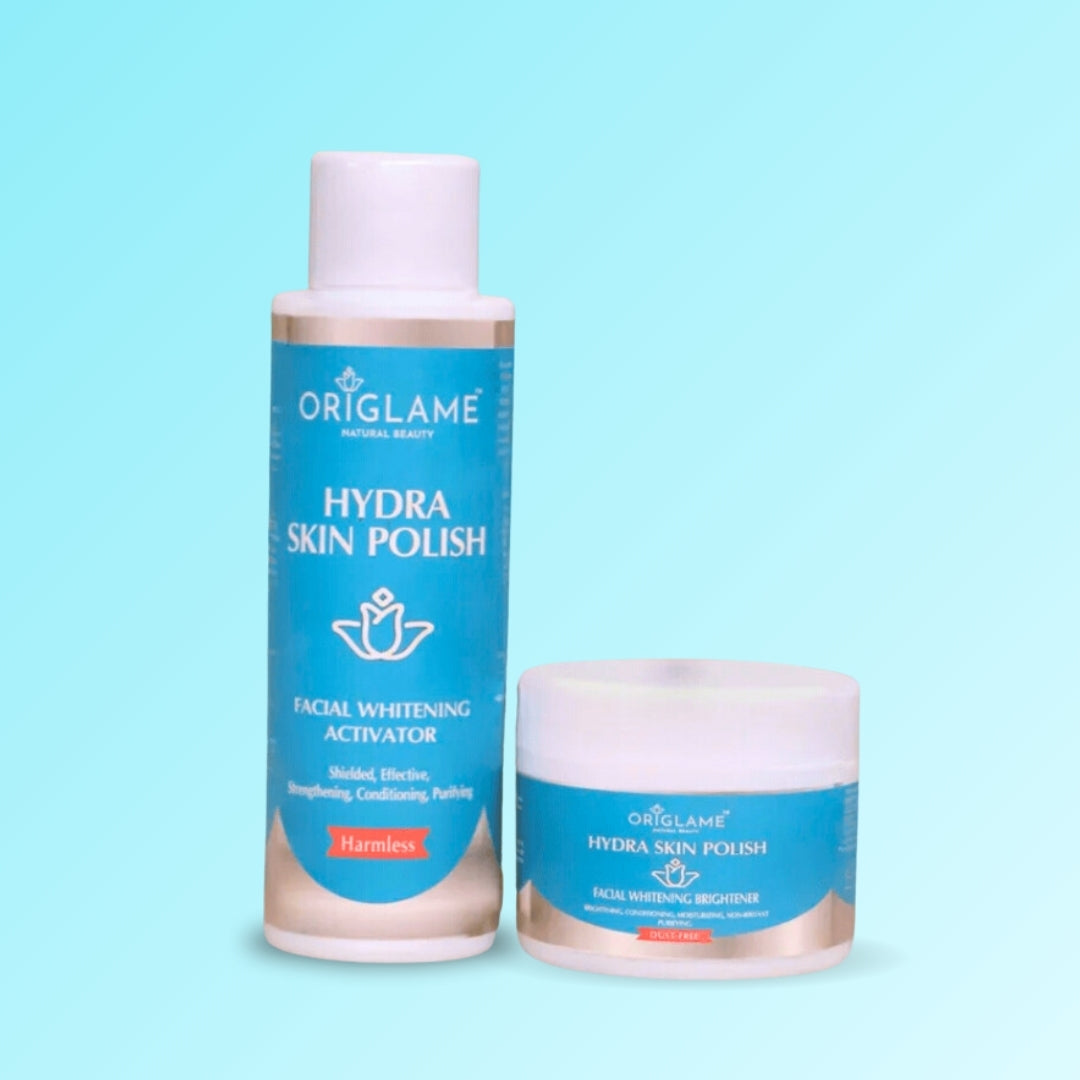 Origlame Hydra Skin Polish - Professional Skin Lightening & Brightening Parlor Pack